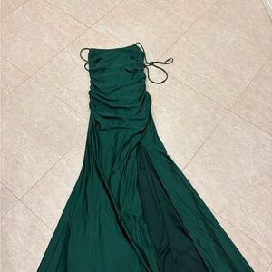 Elegant Green Evening Dress prom